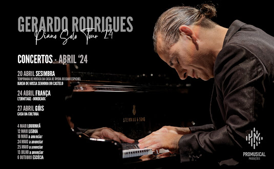Pianista português Gerardo Rodrigues traz de volta a Piano Solo Tour