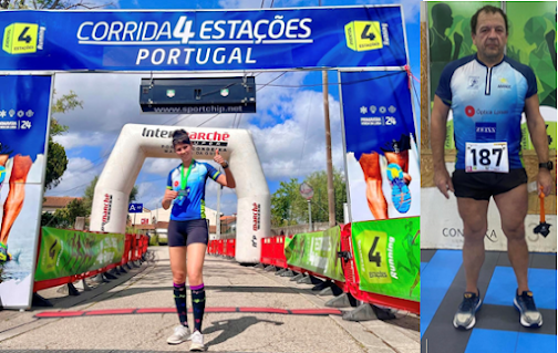 JOÃO CAVADAS E ANA MACHADO COMPETIRAM NA CORRIDA 4 ESTAÇÕES ETAPA PRIMAVERA/VENDA DA LUISA