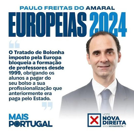 Paulo Freitas do Amaral responsabiliza Europa pela falta de professores