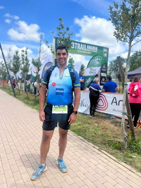 ANDRÉ SANTOS ATLETA DA SECÇÃO DE AR LIVRE E AVENTURA DA COLUMBÓFILA DE CANTANHEDE PARTICIPOU NO TRAIL ANADIA CAPITAL DO ESPUMANTE