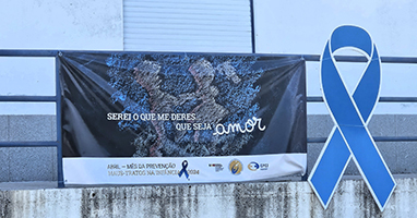 Centro de Saúde de Castelo de Vide associa-se à campanha do Laço Azul