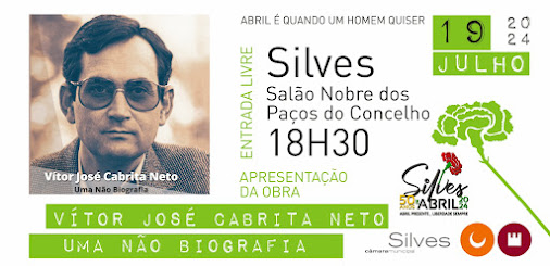 Silves | Lançamento da obra Vitor José Cabrita Neto – uma não biografia