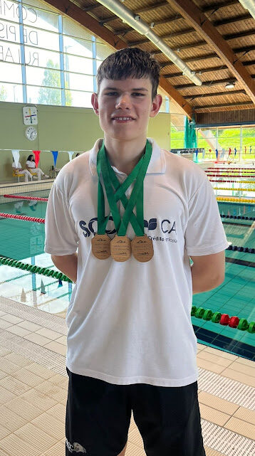 BOHAN ZAPOROZHETS CONQUISTA 2 PÓDIOS NO CAMPEONATO REGIONAL DE NATAÇÃO ADAPTADA
