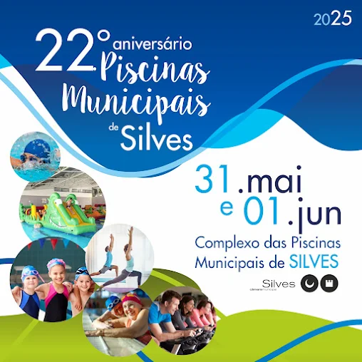 PISCINAS MUNICIPAIS DE SILVES ASSINALAM 22.º ANIVERSÁRIO COM ATIVIDADES AQUÁTICAS E AULAS DE GRUPO