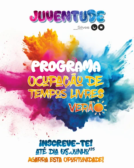 ESTÃO ABERTAS AS INSCRIÇÕES PARA O PROGRAMA DE OCUPAÇÃO DE TEMPOS LIVRES JUVENTUDE VERÃO! INSCREVE-TE ATÉ 08 DE JUNHO