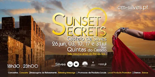 SUNSET SECRETS REGRESSAM A 26 DE JUNHO AO CASTELO DE SILVES