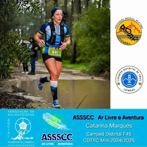 Atleta Catarina Marques da A S S S C C – Ar Livre e Aventura sagra-se Campeã Distrital F45 da vertente Mini do CDTRC 2024 / 2025