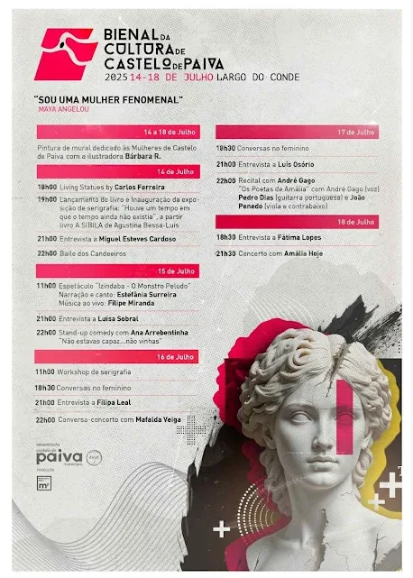 Festival das Artes e da Música na próxima semana. CM de Castelo de Paiva promove 4ª Edição da Bienal da Cultura
