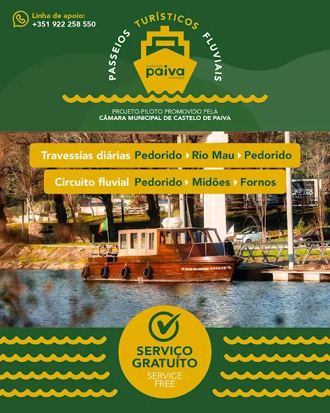 PROJECTO DE TURISMO FLUVIAL ARRANCA ESTA SEMANA. CASTELO DE PAIVA LIGA-SE AO DOURO…POR ÁGUA !