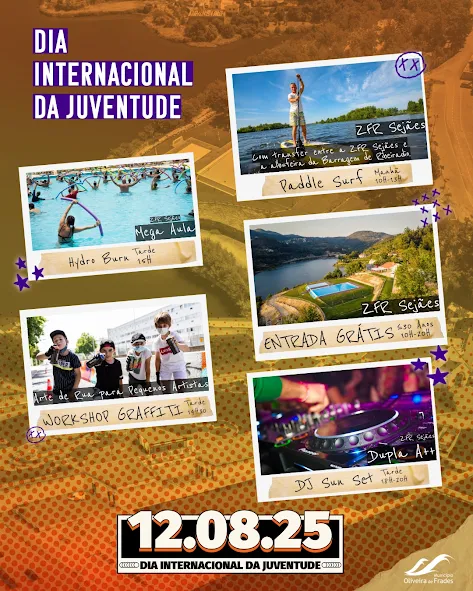 Dia Internacional da Juventude. 12 AGO | Oliveira de Frades