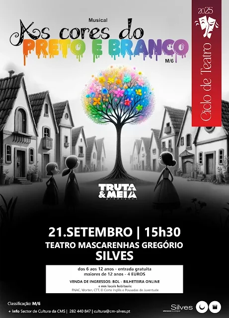 “AS CORES DO PRETO E DO BRANCO”, PEÇA DE TEATRO MUSICAL ENCERRA O CICLO DE TEATRO DO CONCELHO DE SILVES