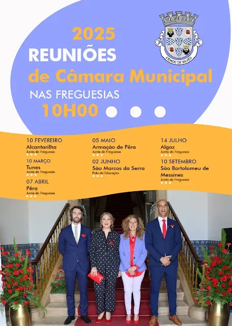DIA 10 DE SETEMBRO – REUNIÃO DE CÂMARA MUNICIPAL NA FREGUESIA DE SÃO BARTOLOMEU DE MESSINES