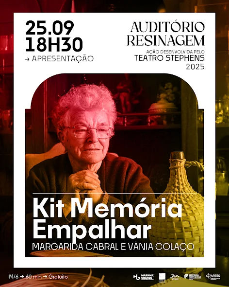 Marinha Grande | TEATRO STEPHENS APRESENTA “KIT MEMÓRIA EMPALHAR”