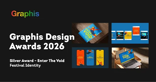Barcelos | IPCA distinguido com Prata nos Graphis Design Awards 2026 pela identidade do Enter The Void