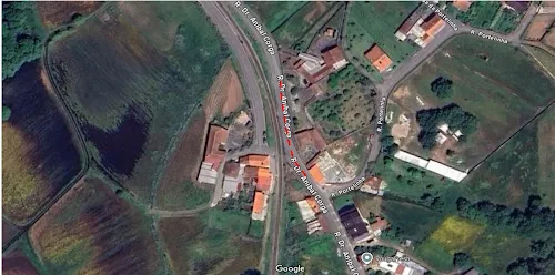 Águeda | Rua Dr. Aníbal Corga, em Macinhata do Vouga, em obras