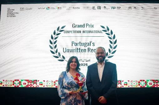 Filme do Turismo de Portugal vence Grande Prémio Nacional e Internacional do Festival ART&TUR 2025