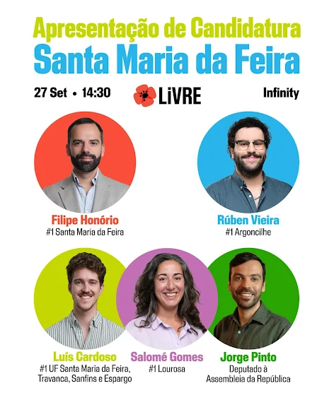 LIVRE apresenta candidatura autárquica em Santa Maria da Feira