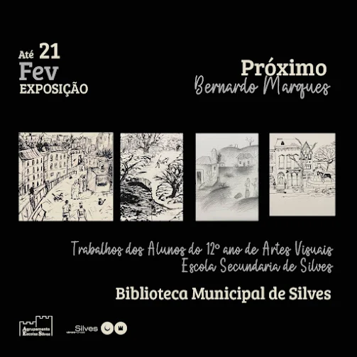 Biblioteca_EXPOSIÇÃO “PRÓXIMO BERNARDO MARQUES” PRESENTE NA BIBLIOTECA MUNICIPAL DE SILVES ATÉ 21 DE FEVEREIRO