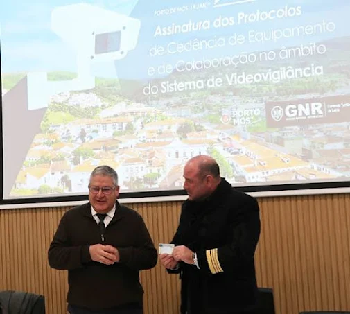 Porto de Mós e GNR assinam protocolo que garantirá videovigilância no concelho