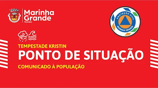 MARINHA GRANDE ENFRENTA CONSTRANGIMENTOS APÓS TEMPESTADE KRISTIN