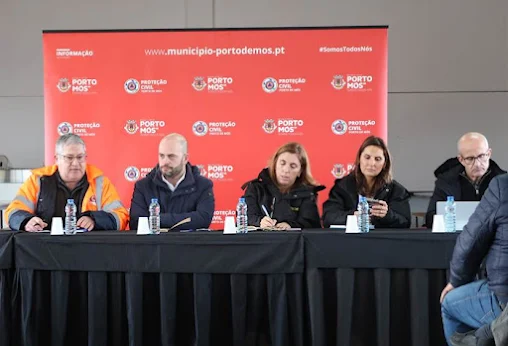 Porto de Mós | Secretário de Estado da Energia participou em sessão de esclarecimento sobre os impactos da Tempestade Kristin