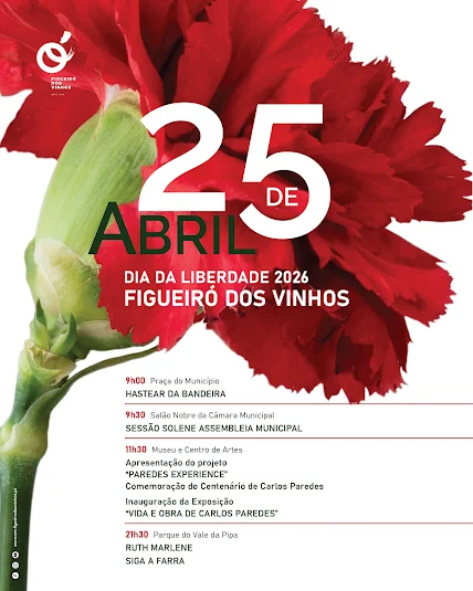 Município celebra os 52 anos do 25 de Abril com homenagem a Carlos Paredes e animação musical