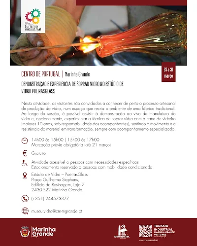 MARINHA GRANDE INTEGRA AGENDA NACIONAL DO TURISMO INDUSTRIAL