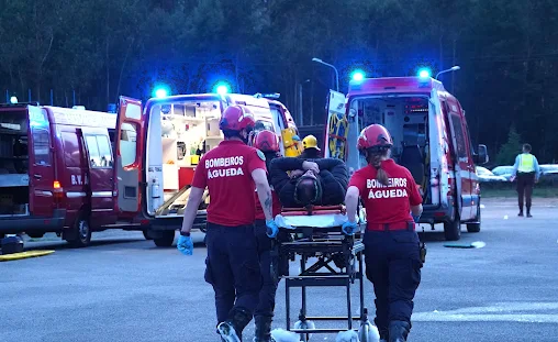 Simulacro no Aeródromo de Águeda testa resposta a acidente com aeronave