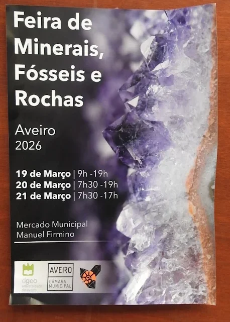 Feira de Minerais, Fósseis e Rochas em Aveiro
