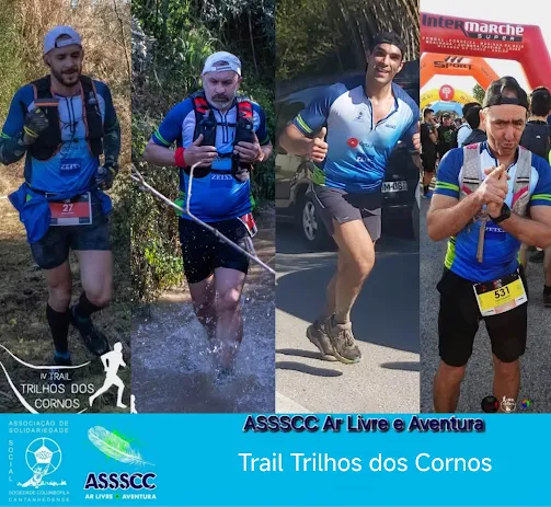 ATLETAS DA SOCIEDADE COLUMBÓFILA COMPETIRAM NO TRAIL TRILHOS DOR CORNOS