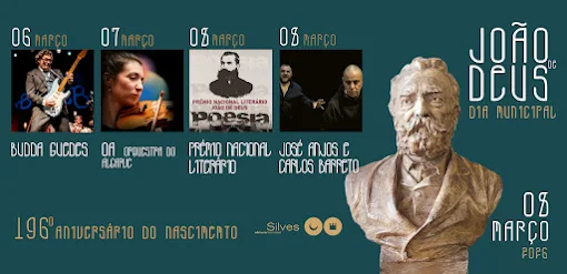 COMEMORAÇÕES DO 196.º ANIVERSÁRIO DO NASCIMENTO DE JOÃO DE DEUS