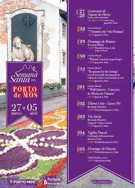 Semana Santa de Porto de Mós 2026