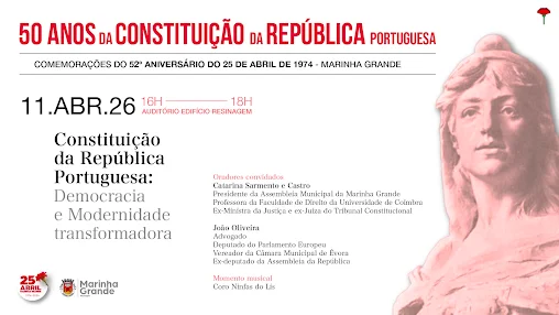 Marinha Grande | COMEMORAÇÃO DOS 50 ANOS DA CONSTITUIÇÃO DA REPÚBLICA PORTUGUESA