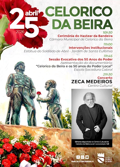 Celorico da Beira | Comemoração | 25 de abril |Cinquentenário das Primeiras Eleições Autárquicas Livres