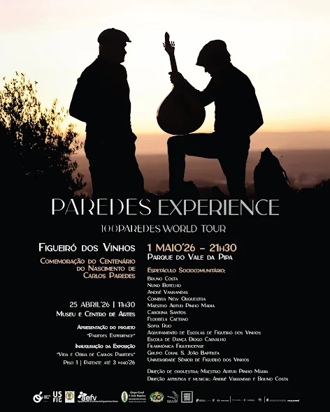 Figueiró dos Vinhos recebe o “Paredes Experience” na continuidade das celebrações do centenário de Carlos Paredes Mensagem que o Google marcou como importante Clique para ensinar ao produto Gmail que esta conversa não é importante