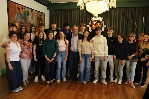 MARINHA GRANDE ACOLHE INTERCÂMBIO ERASMUS+ ENTRE PORTUGAL E ITÁLIA