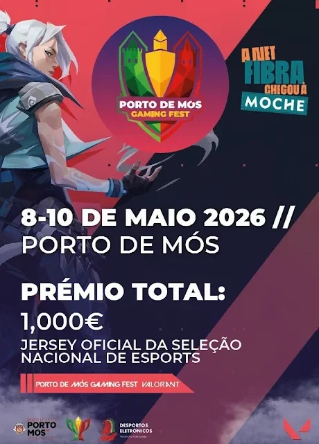 Porto de Mós Gaming Fest. Parque Almirante Vítor Trigueiros Crespo