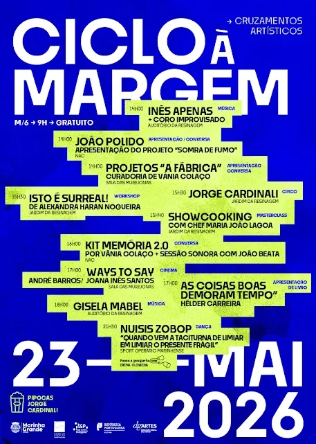 CRUZAMENTOS ARTÍSTICOS NA MARINHA GRANDE COM CICLO À MARGEM