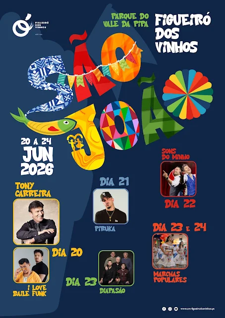 Tony Carreira, Piruka e Sons do Minho marcam presença no São João de Figueiró dos Vinhos
