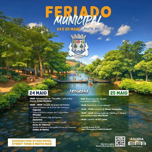 Águeda celebra Feriado Municipal com dois dias de cultura, tradição e atividades ao ar livre