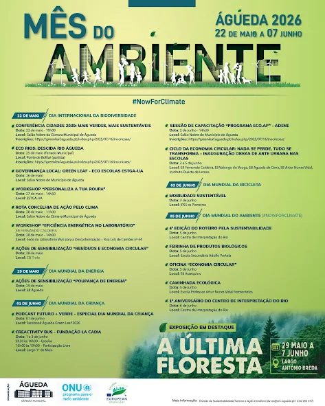 Câmara de Águeda celebra Ambiente com arte, ciência e ações de sensibilização