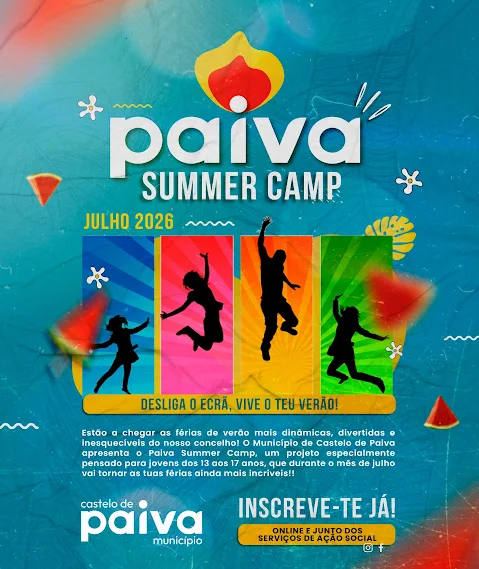 Castelo de Paiva | ESTÃO ABERTAS AS INSCRIÇÕES PARA FÉRIAS DE VERÃO “PAIVA SUMMER CAMP”
