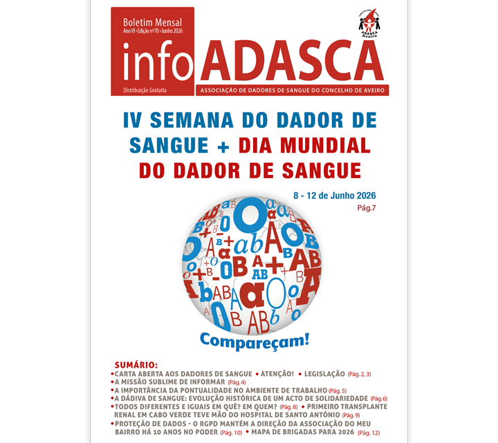 EDIÇÃO DO BOLETIM INFOADASCA Nº. 70 JUNHO 2026