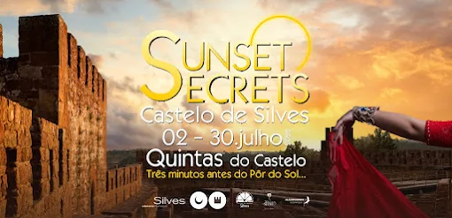 O CASTELO DE SILVES ACOLHE MAIS UMA EDIÇÃO DOS SUNSET SECRETS. Evento decorre de 2 a 30 de julho, todas as quintas-feiras, a partir das 18h30