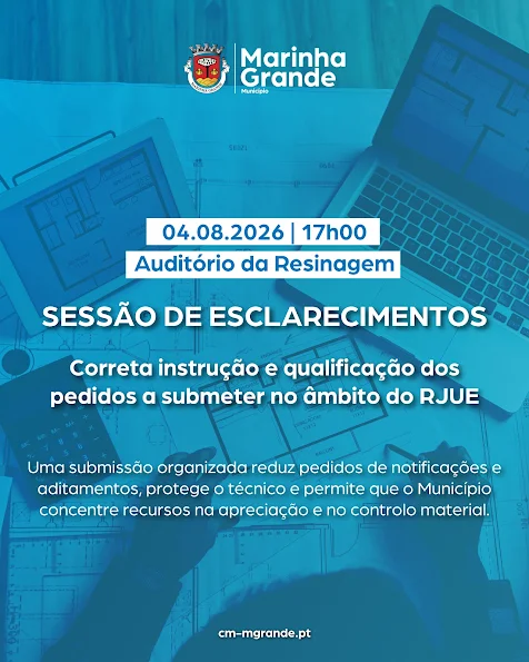 Marinha Grande | SESSÃO DE ESCLARECIMENTOS ABORDA PROCEDIMENTOS NO URBANISMO