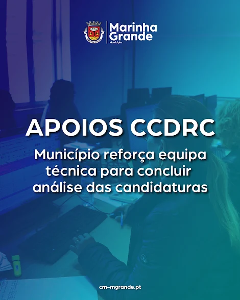 MUNICÍPIO REFORÇA EQUIPA TÉCNICA PARA CONCLUIR ANÁLISE DAS CANDIDATURAS AOS APOIOS DA CCDRC