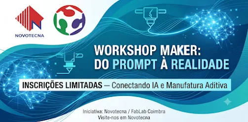 FabLab Coimbra promove workshop para fundir Inteligência Artificial e Cultura Maker no dia 27 de julho