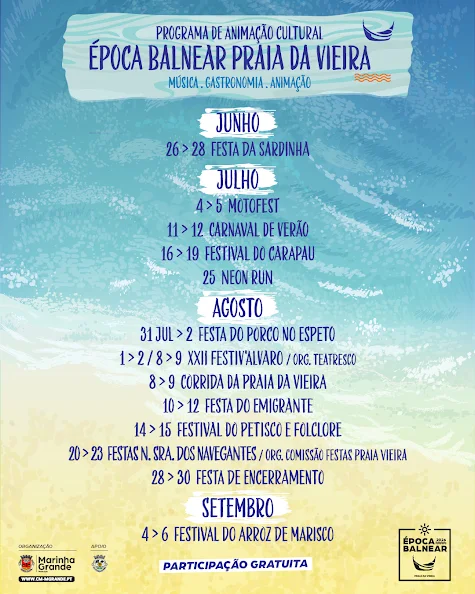 VERÃO DE FESTA NA PRAIA DA VIEIRA