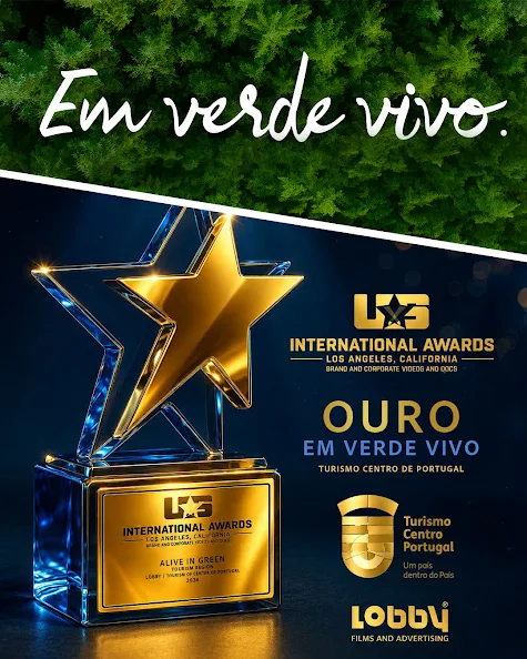 Filme “Em Verde Vivo”, da Turismo Centro de Portugal, conquista Ouro em festival de cinema de Los Angeles