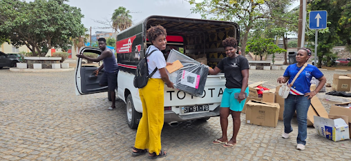 Cantanhede | BENS ENVIADOS EM JULHO NO ÂMBITO DO PROJECTO DE COOPERAÇÃO . DE PARTIDA! CHEGARAM ÀS FAMÍLIAS APOIADAS PELA CONFERÊNCIA DE S. VICENTE PAULO DA CIDADE DA PRAIA EM CABO VERDE